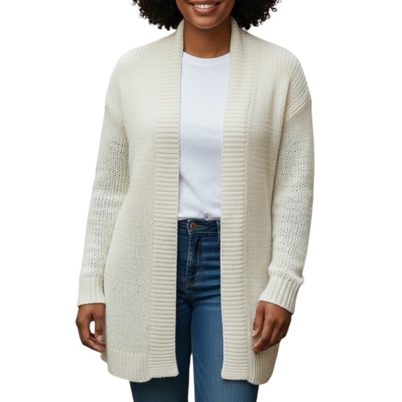 Belldini Sweaters - Belldini Ivory Cardigan Sweater (Y6)